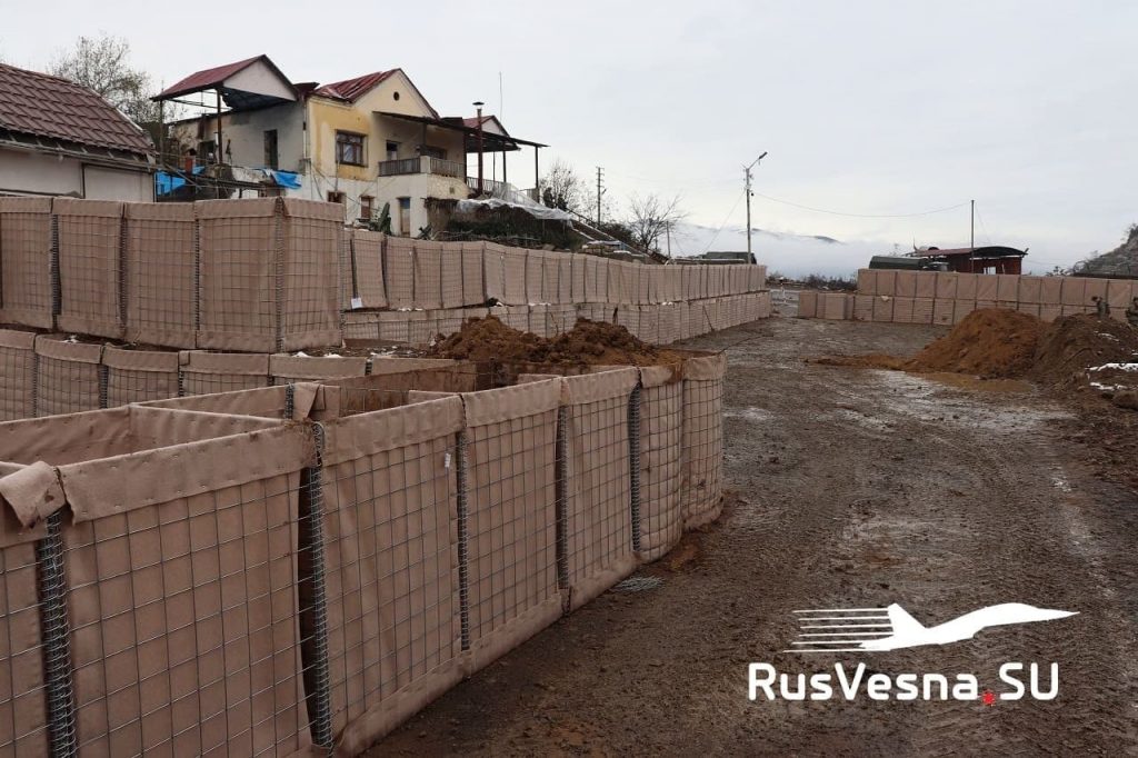 In Photos: Russian Peacekeepers Fortify Their Positions In Nagorno-Karabakh