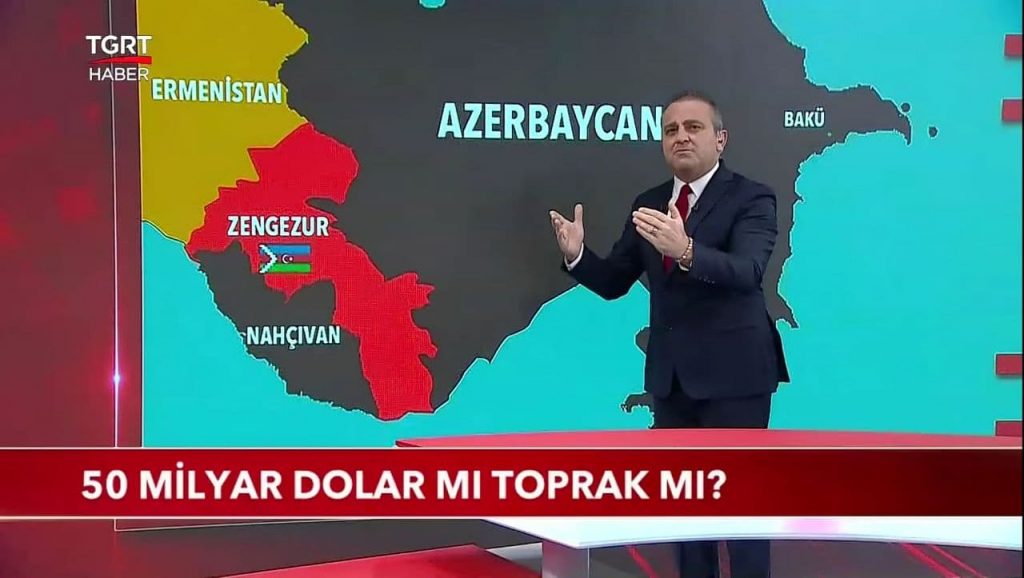 Turkish TV Shows Large Part Of Armenian Territory As Azerbaijan