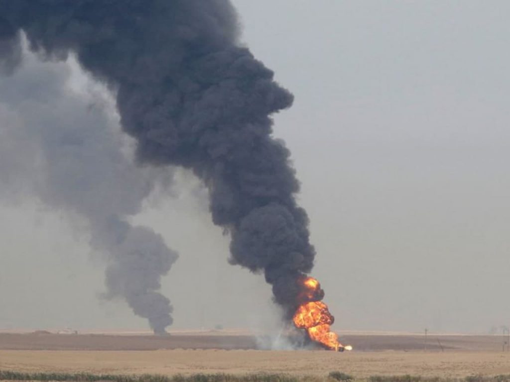 ISIS Claimed Responsibility For Bombing Oil Wells In Kirkuk (Video, Photos)