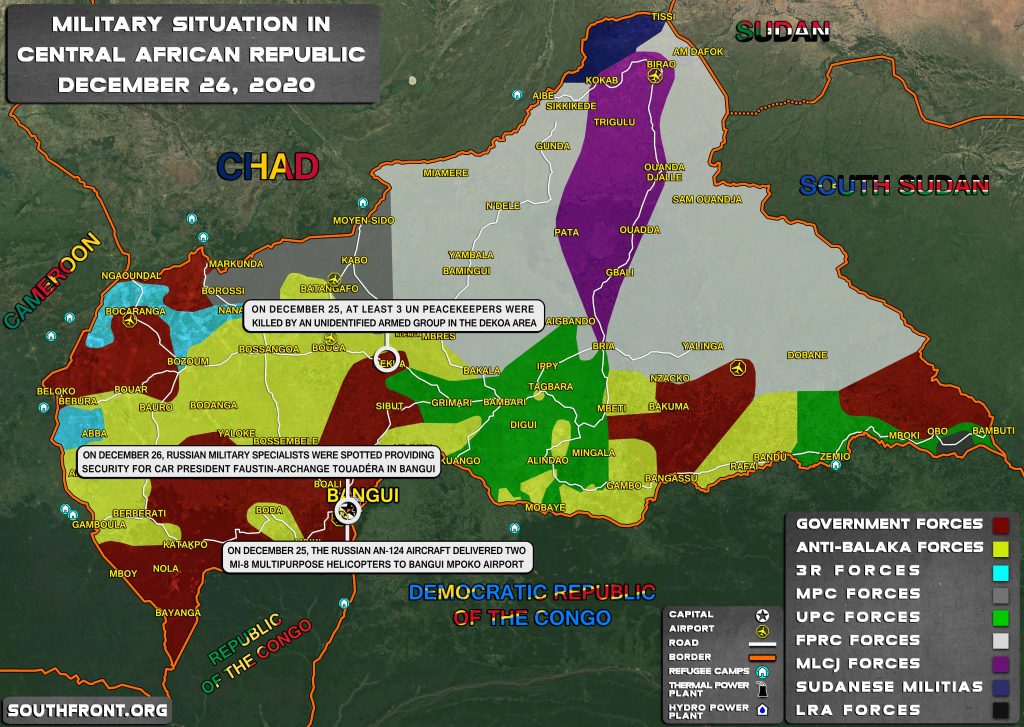 Map Update: Military Situation In Central African Republic