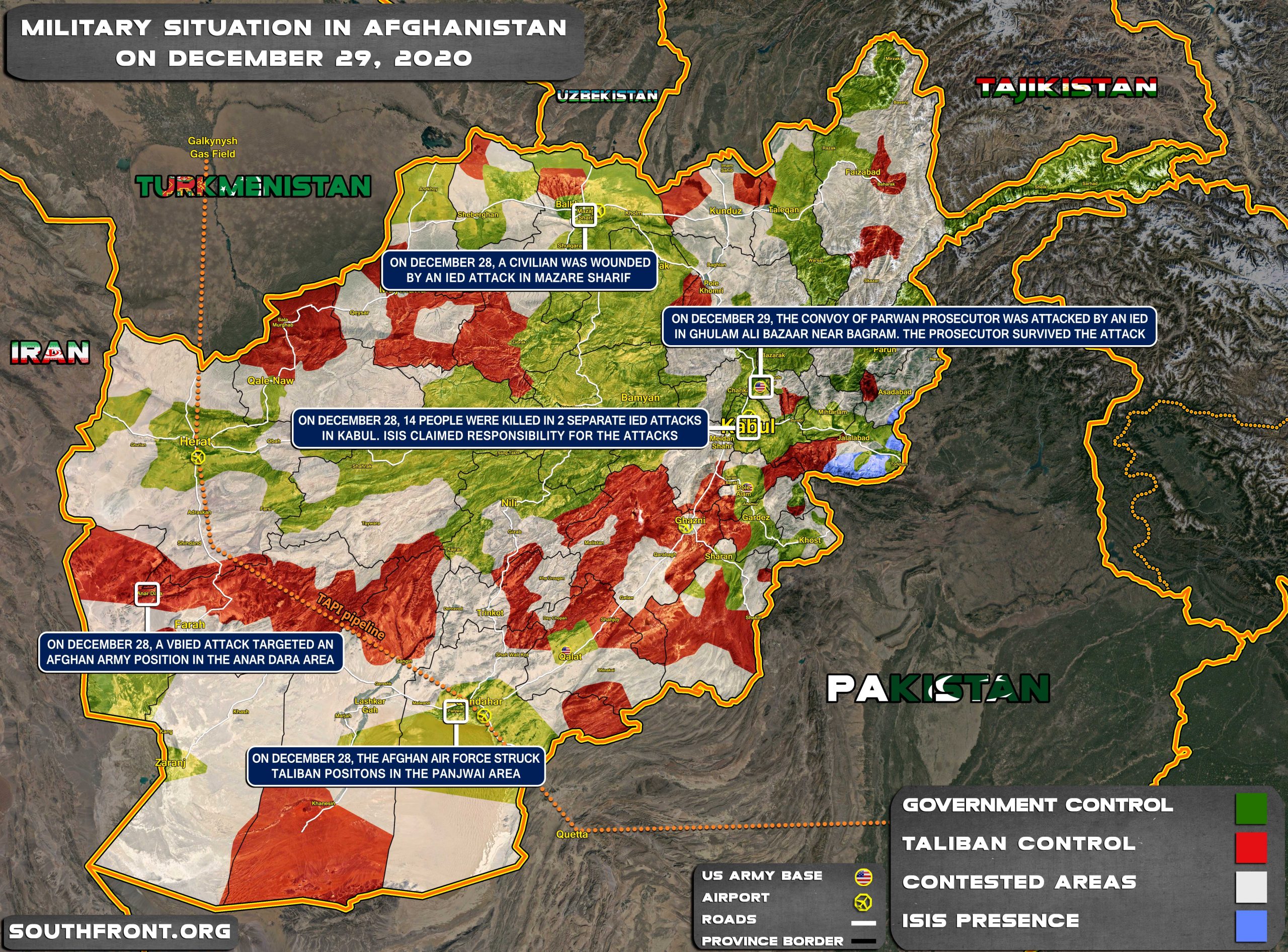 In Video: Afghani Forces Launch Wave Of Airstrikes On Taliban