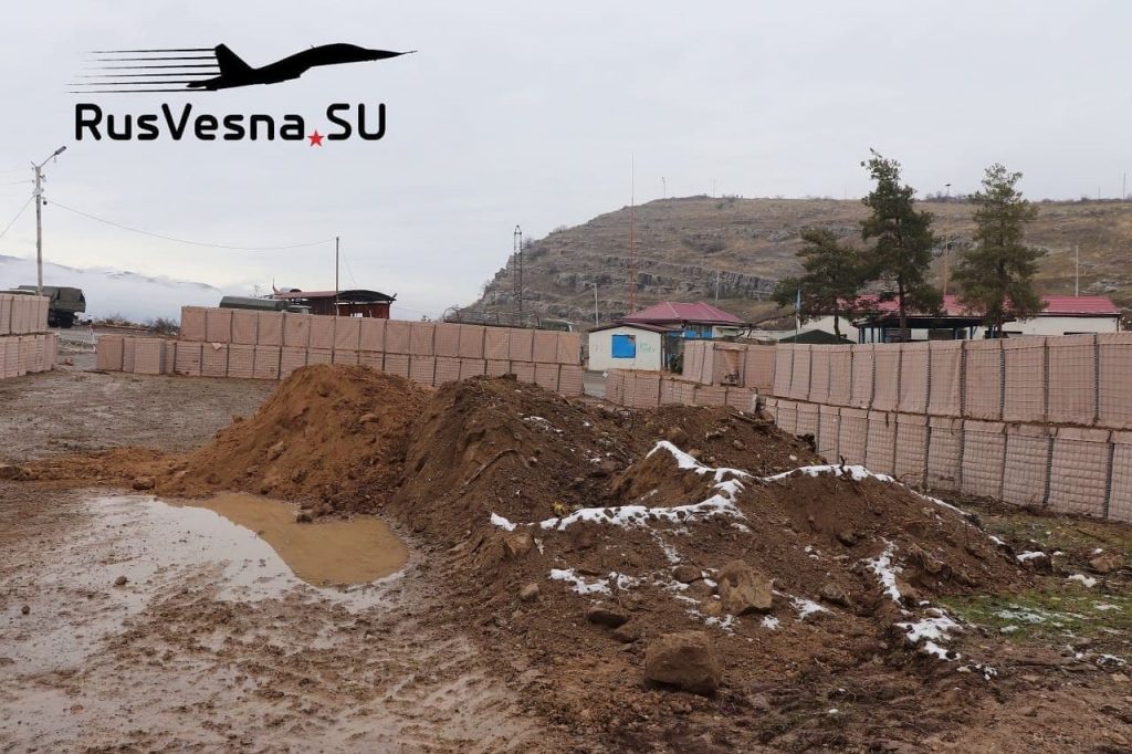 In Photos: Russian Peacekeepers Fortify Their Positions In Nagorno-Karabakh