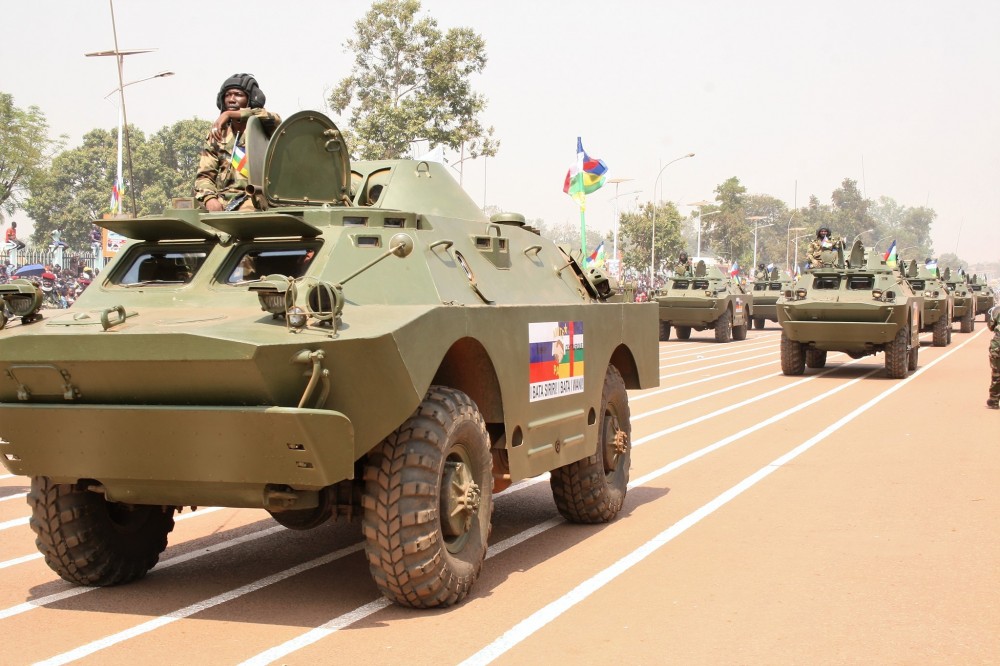 Russian PMCs, Vehicles Spotted At Military Parade In Central Africa (Photos, Video)