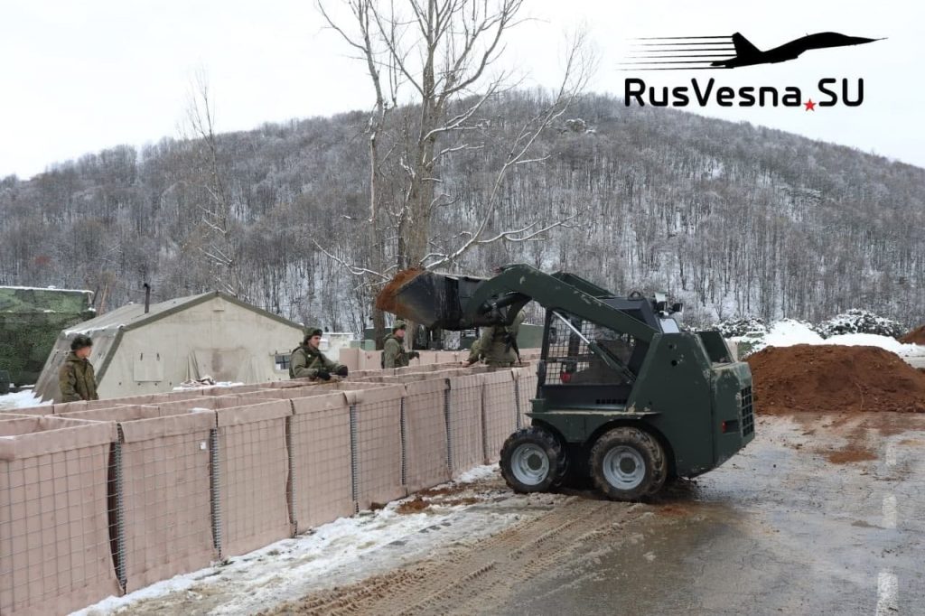 In Photos: Russian Peacekeepers Fortify Their Positions In Nagorno-Karabakh