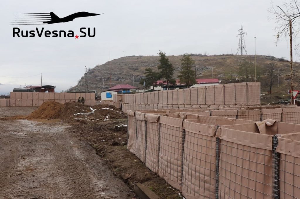 In Photos: Russian Peacekeepers Fortify Their Positions In Nagorno-Karabakh