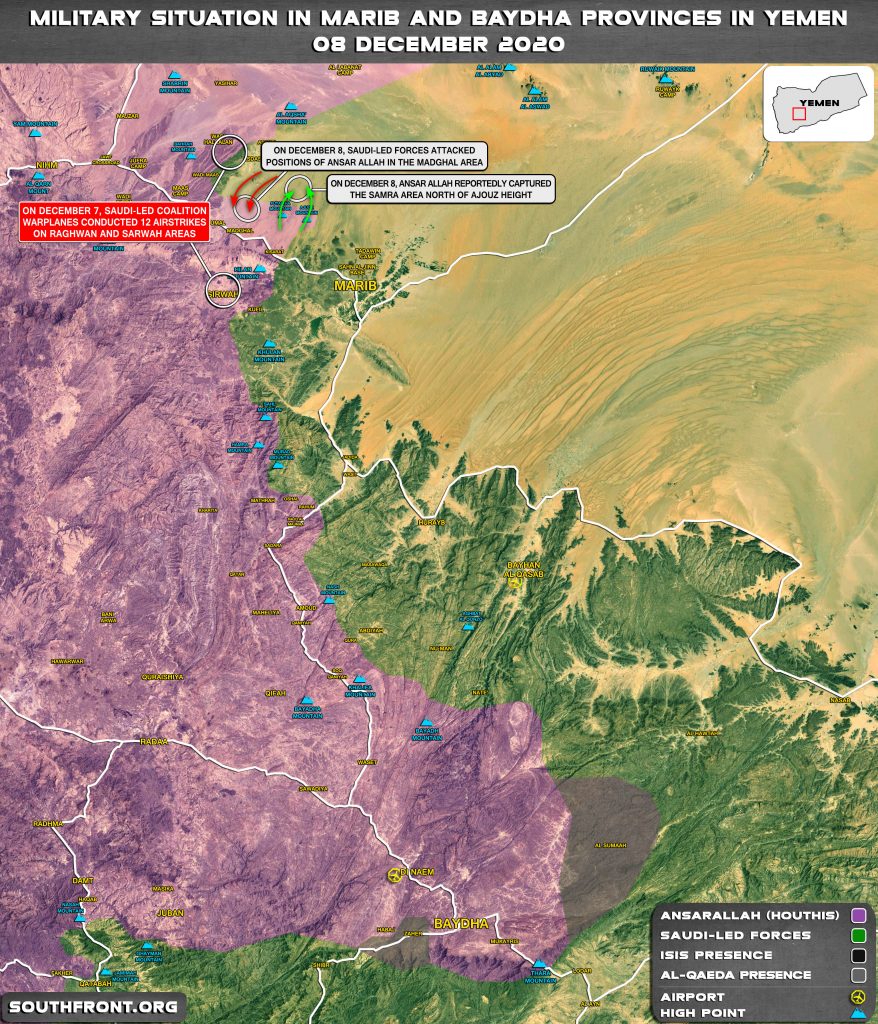 Houthis Make Fresh Gains In Battle With Saudi Proxies In Yemen's Marib (Map Update)