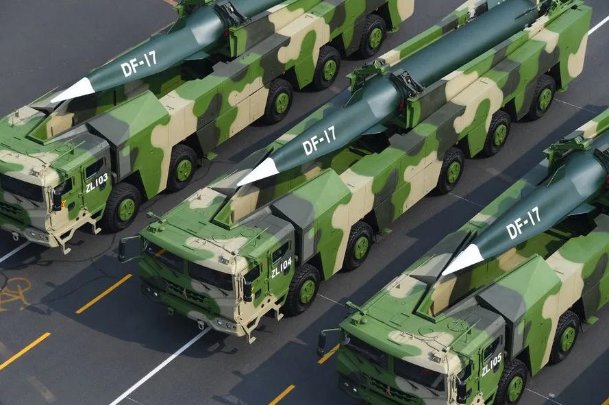 China's Dongfeng-17 Medium-Range Ballistic Missile With Hypersonic Glide Vehicle (Infographics)