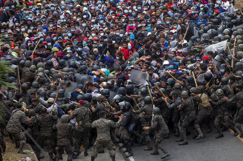 Migrant Caravan From Honduras Blocked And Forcibly Dispersed In Guatemala, Smaller Groups Continue Northwards