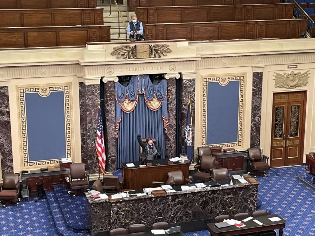 United States Is In Chaos: Trump Supporters Captured Capitol. National Guard Deployed. First Shots Fired