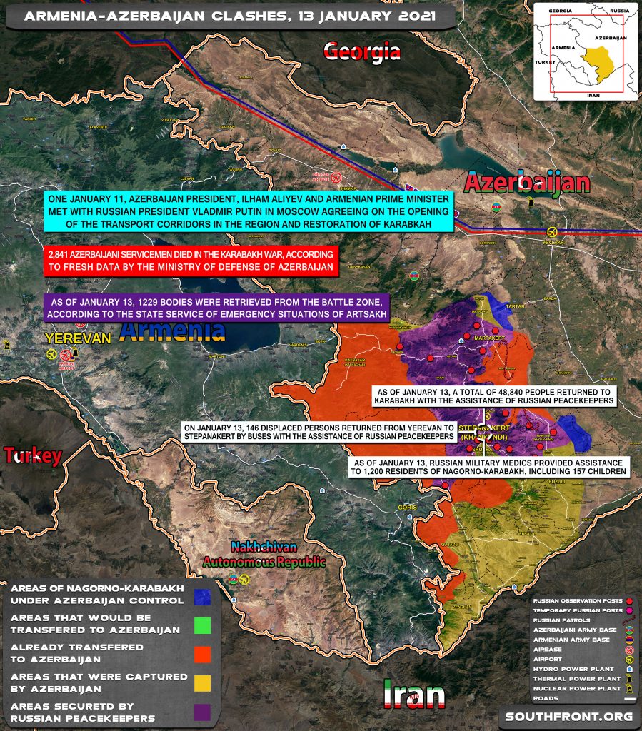 In Maps: Transport Corridors And Military Situation In Nagorno-Karabakh Region