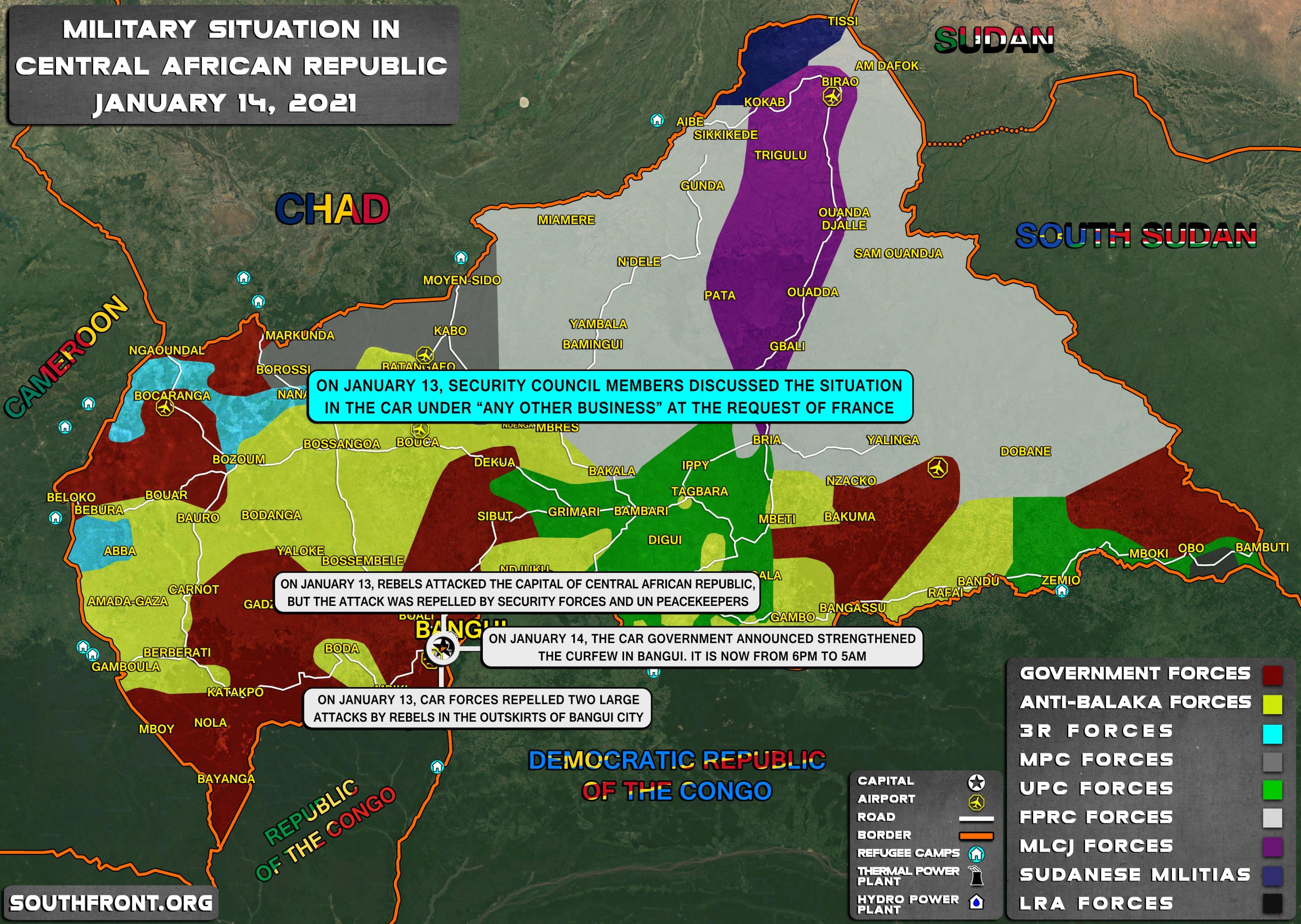 Rebel Forces Attack On Bangui Repelled By UN And CAR Forces