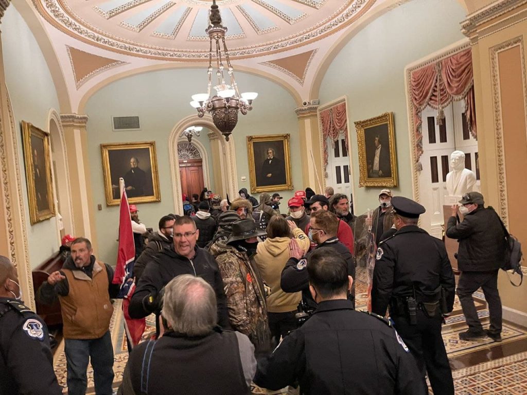 United States Is In Chaos: Trump Supporters Captured Capitol. National Guard Deployed. First Shots Fired