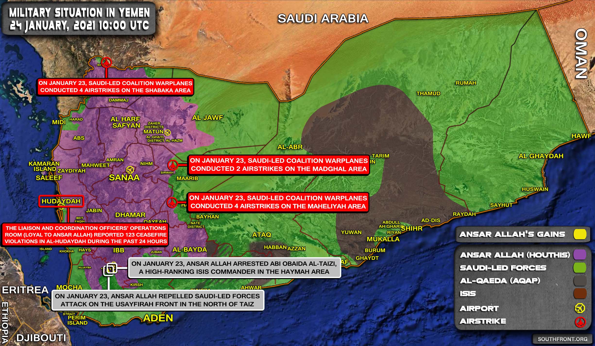 In Video: Houthis Capture Mountain Chain Near Saudi Border