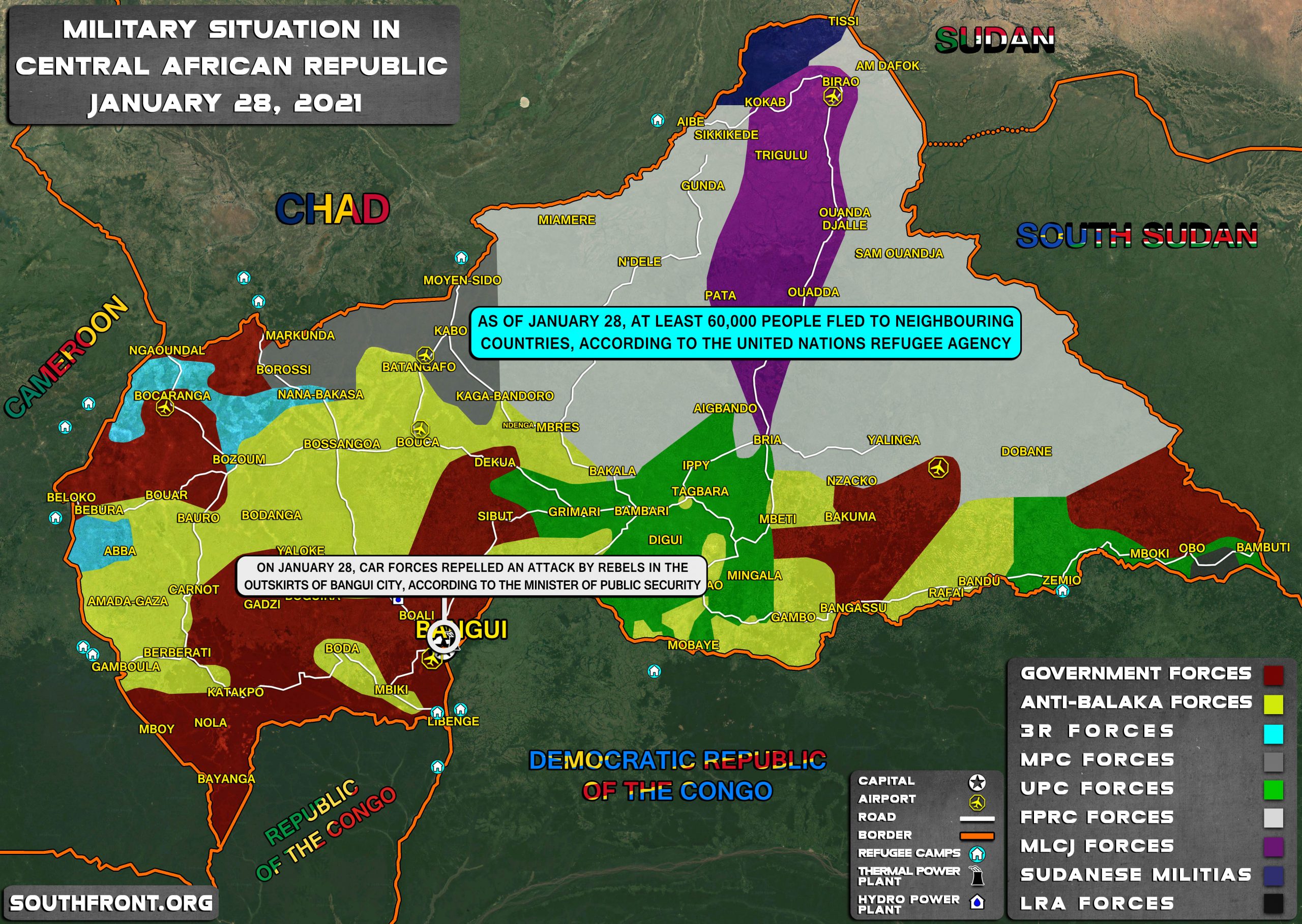 CAR Forces Will Continue Operations Until Rebels Lay Down Arms: Government Spokesman