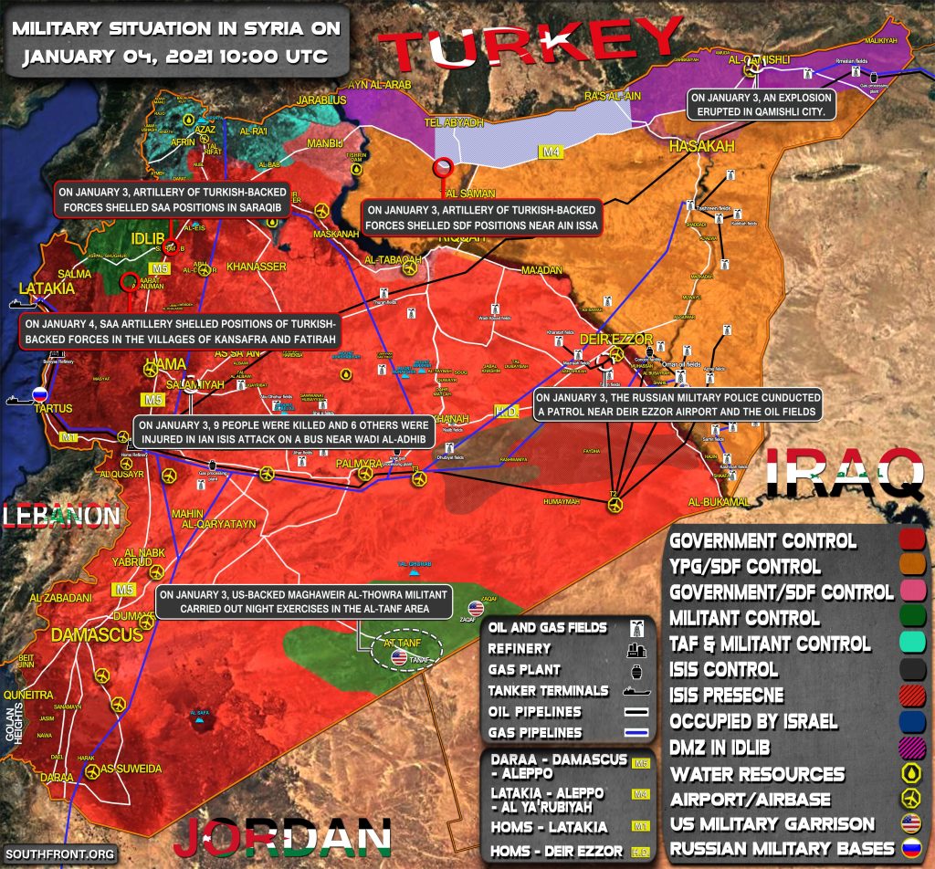 Photos, Video: Oil & Fuel Convoy Of Government Forces Ambushed In Central Syria