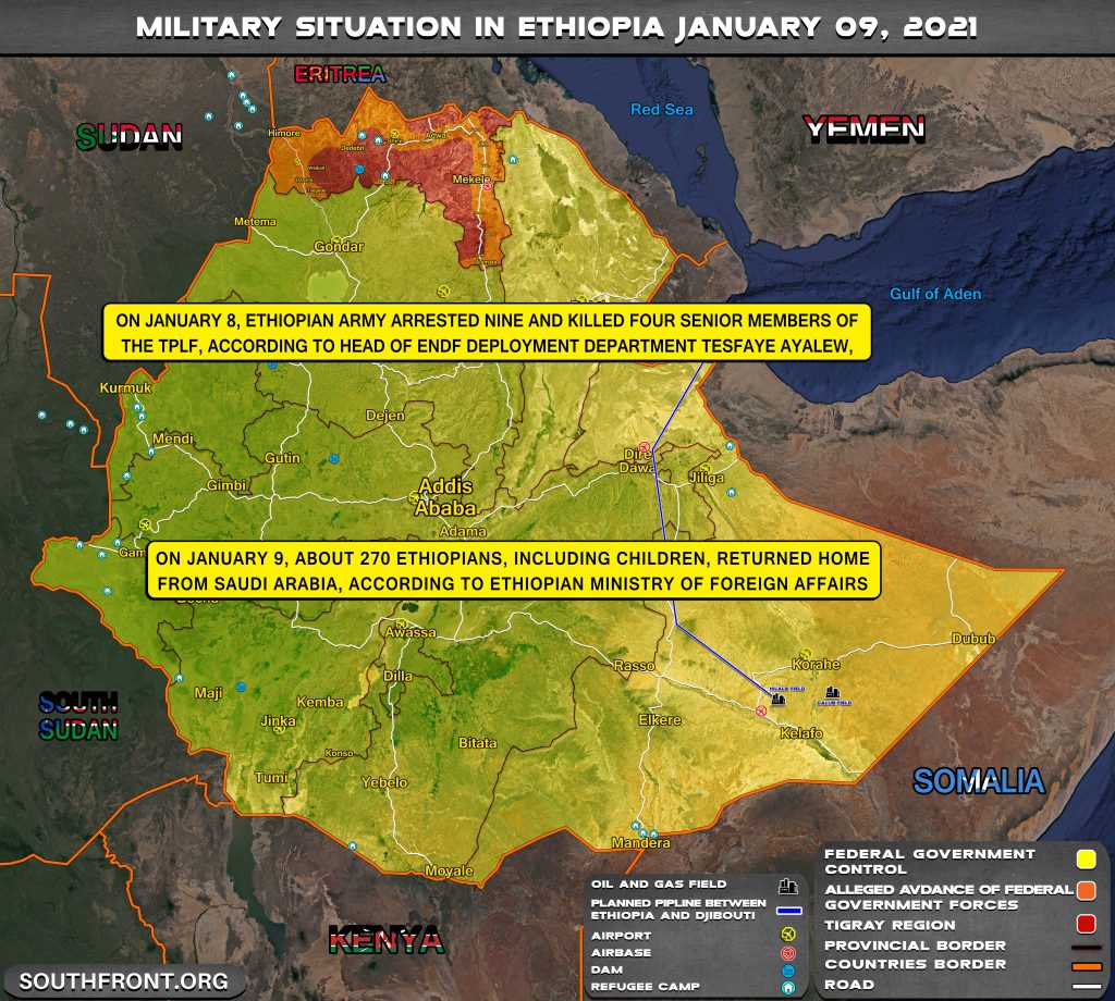 Ethiopia Arrested 9, Killed 4 Top Members Of Tigray Rebels