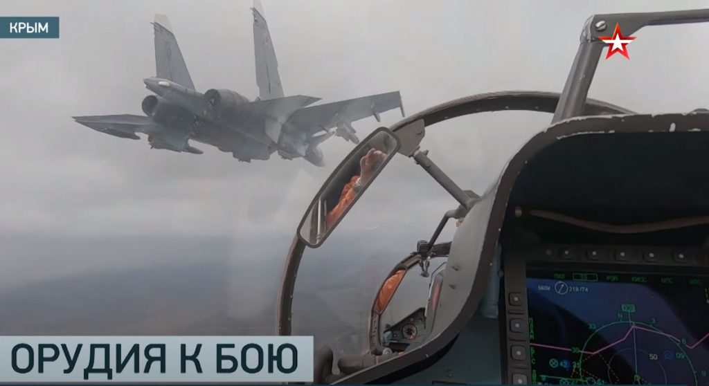 Fighter Jet Cockpit Video Shows Russian Military Drills In Crimea