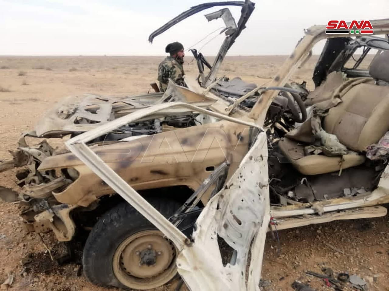 Syrian Army Eliminated Another ISIS Cell Near Homs-Deir Ezzor Highway (Photos)