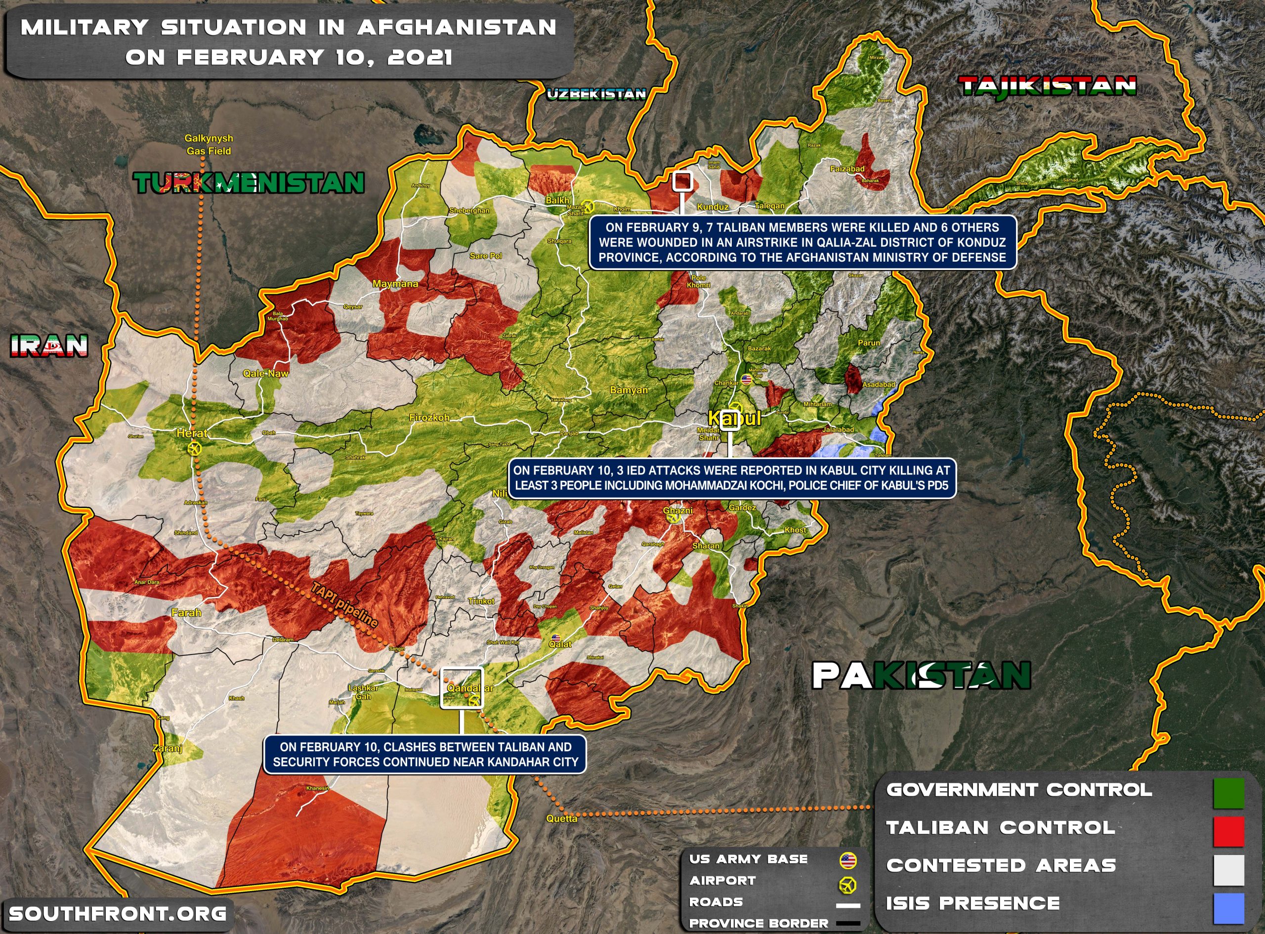 U.S. Wants To Stay: Alleged ISIS Resurgence In Afghanistan (Map Update)