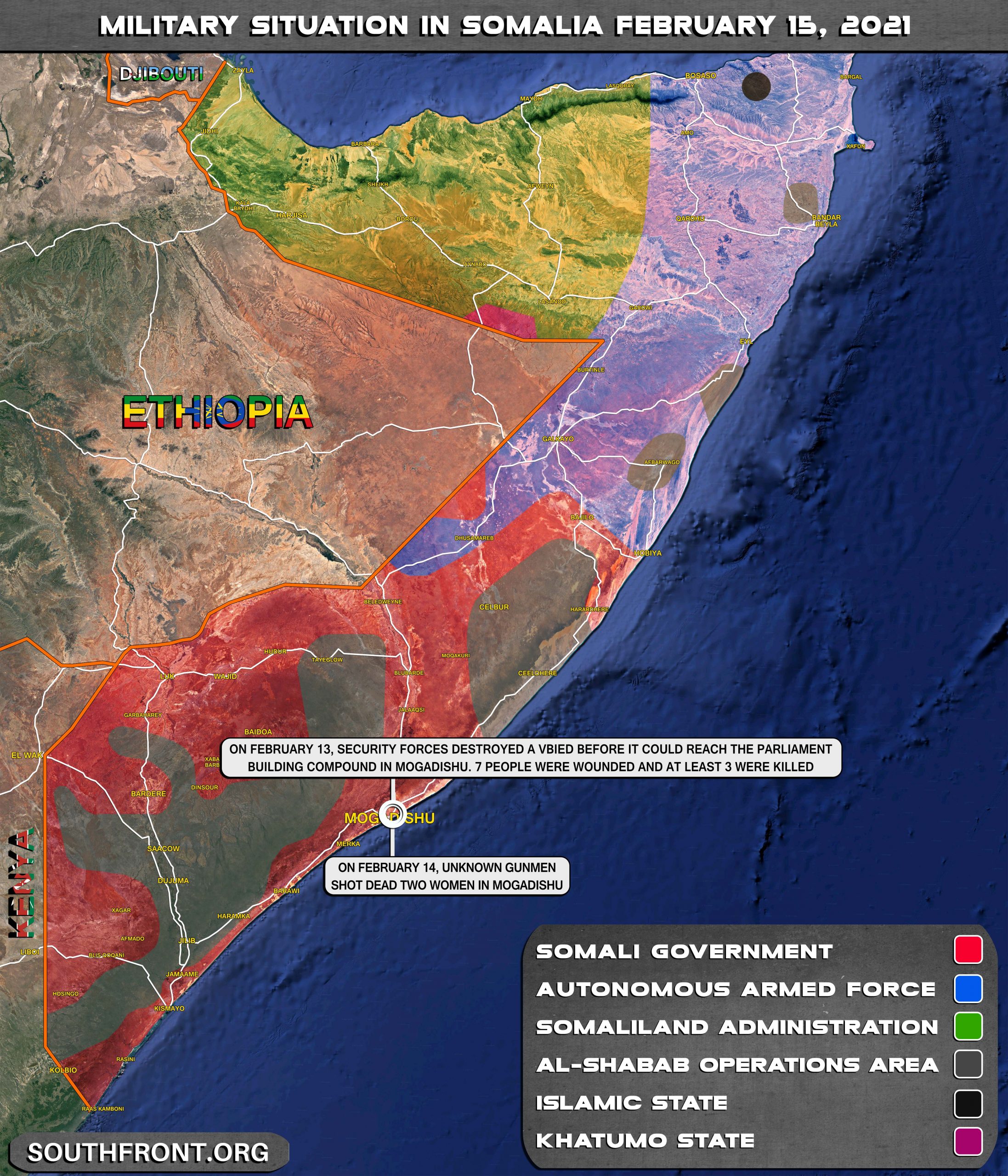 At Least 3 Dead In Car Bomb Attack On Somalian Parliament Building Compound (Map Update)