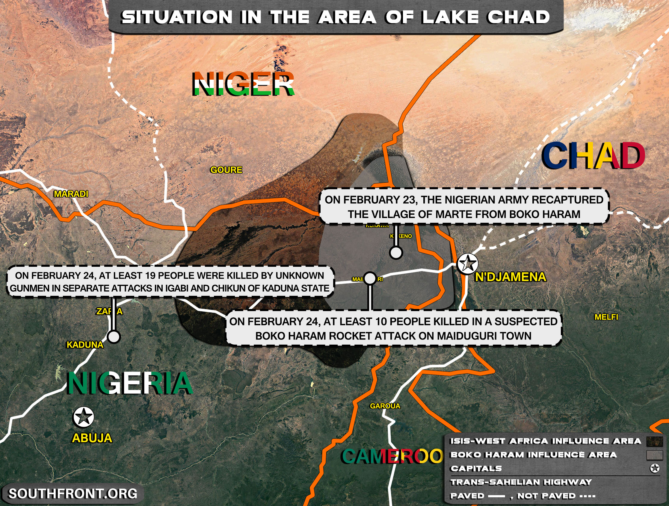 Boko Haram Attacks Leave Dozens Dead In Nigeria (Map Update)