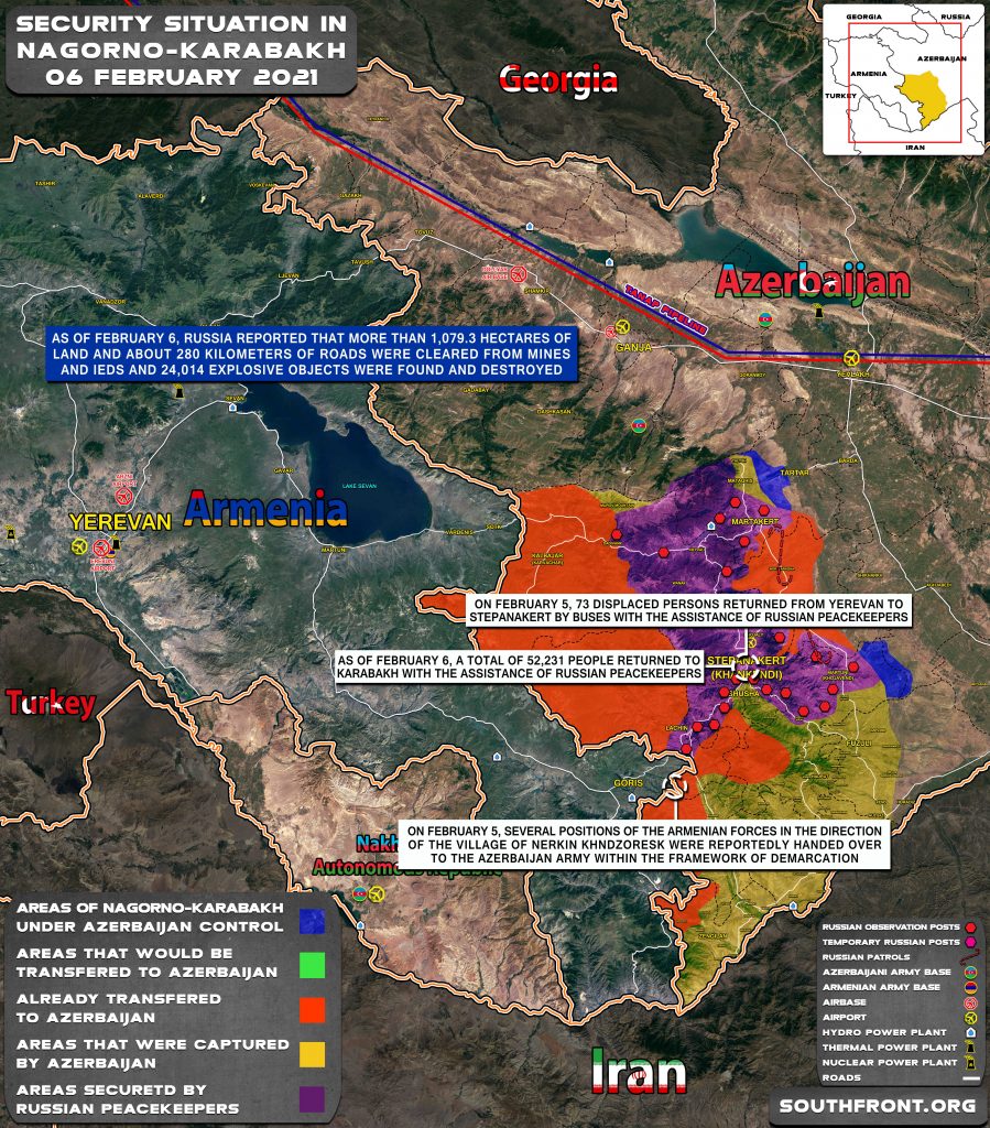 Satellite Image Shows Joint Russian-Turkish Center To Monitor Ceasefire In Nagorno-Karabakh