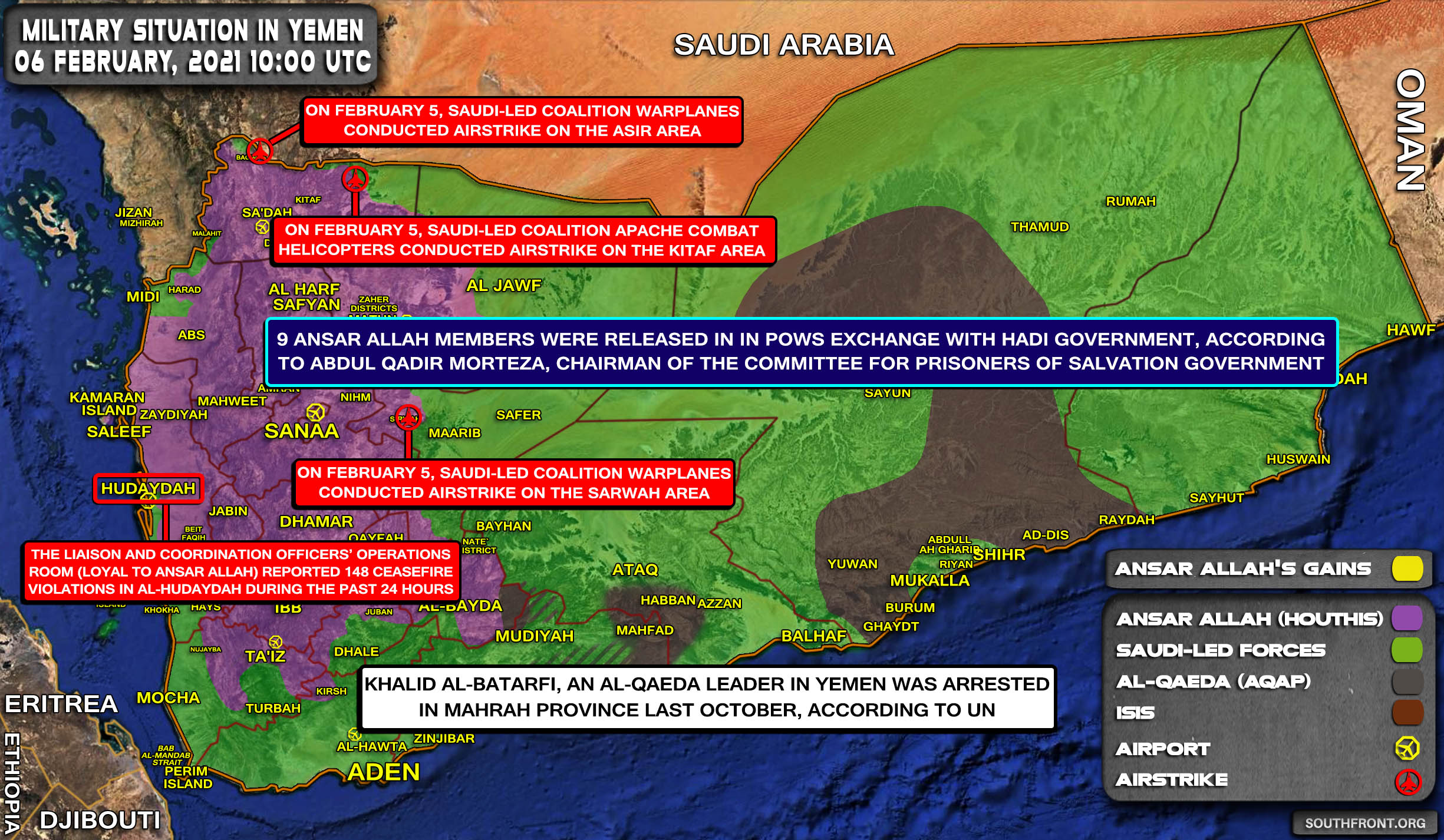 Biden To Remove Ansar Allah Terrorist Designation (Map Update)