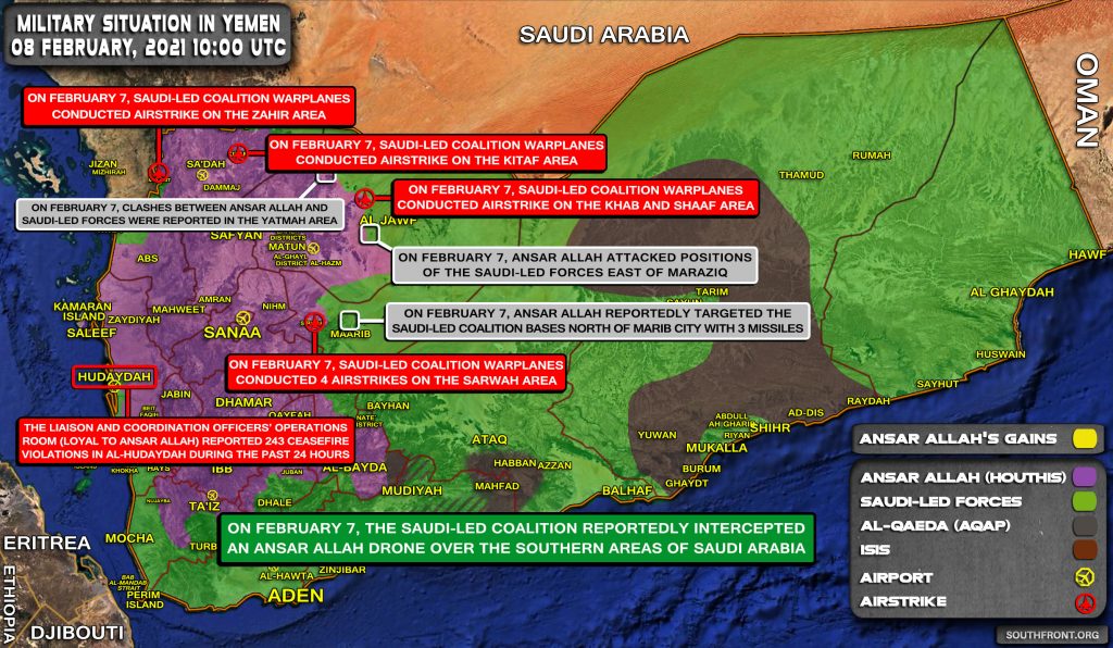 Houthis Strike Saudi-backed Forces In Marib And Al-Jawf With New Power (Map Update)