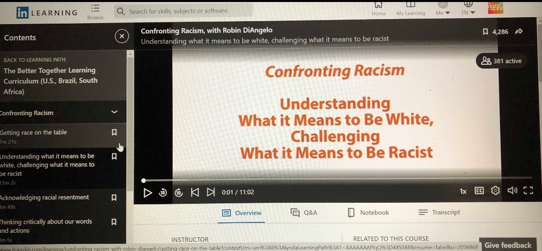 Coca Cola Training Includes Robin DiAngello Lecture Urging Employees To "Try To Be Less White"