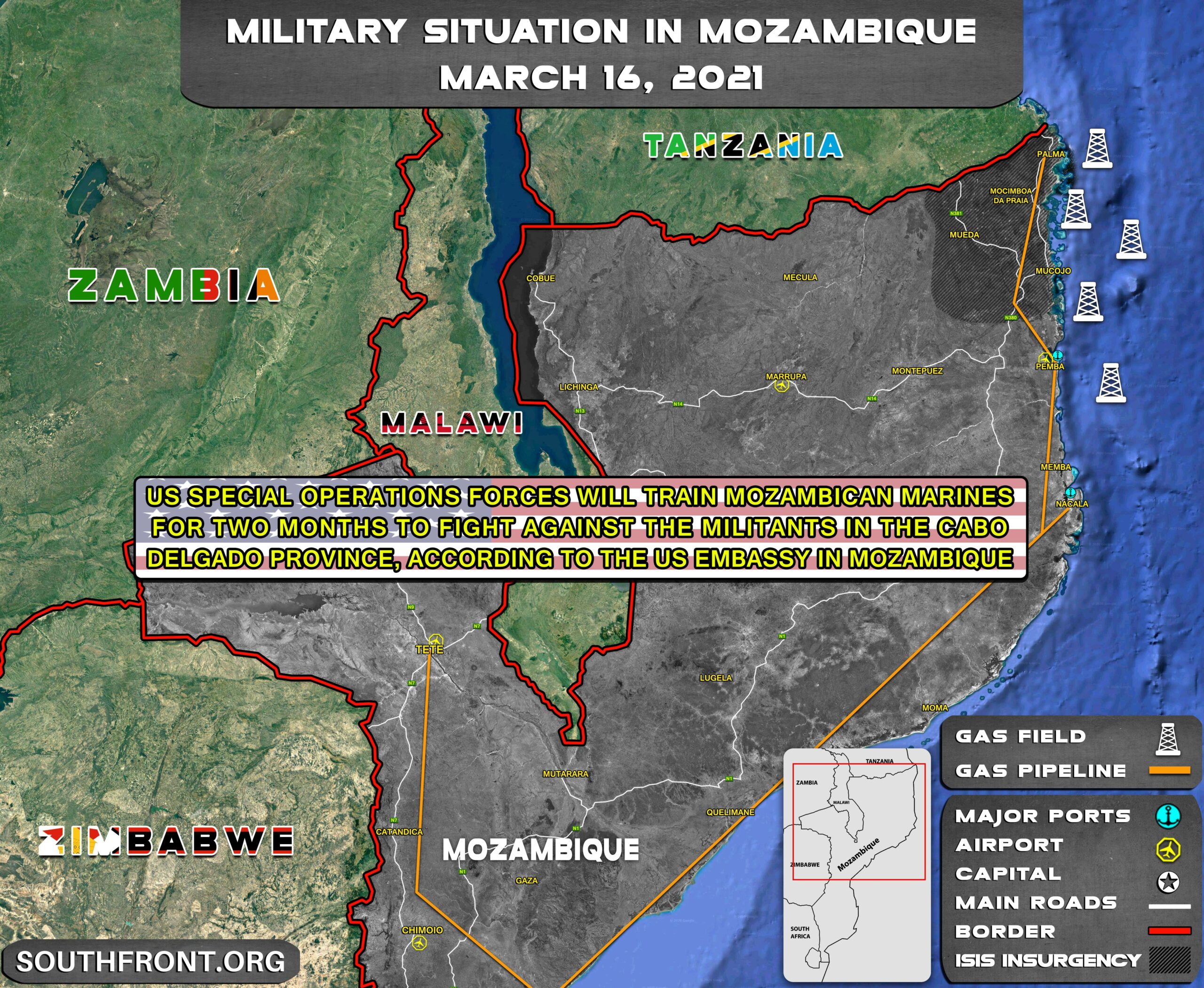 U.S. Special Forces To Train Counter-Terrorist "Mozambican Marines"