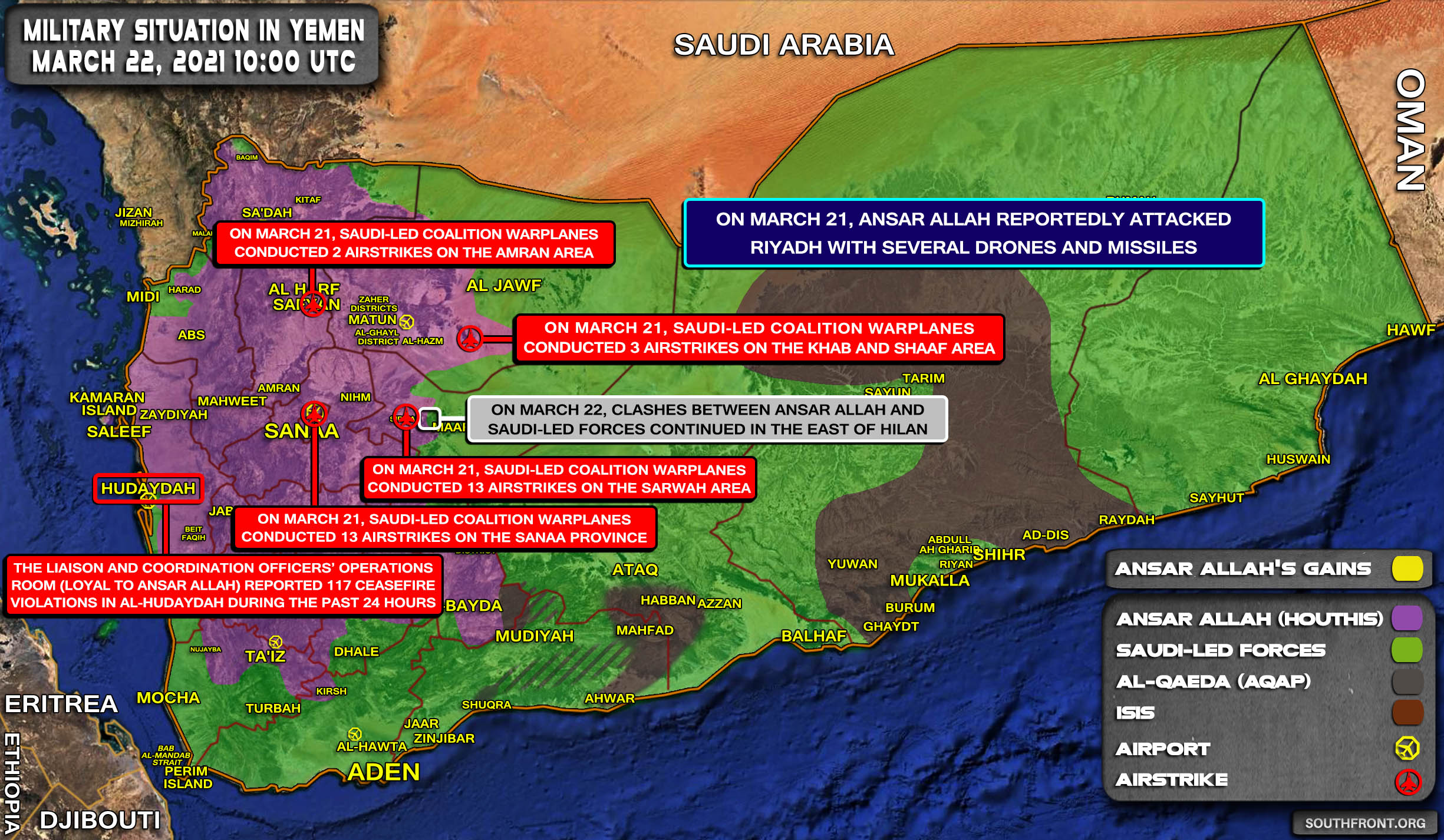 Houthis Admit To Causing Sana'a Migrant Center Fire, Riyadh Continues Bombing Indiscriminately