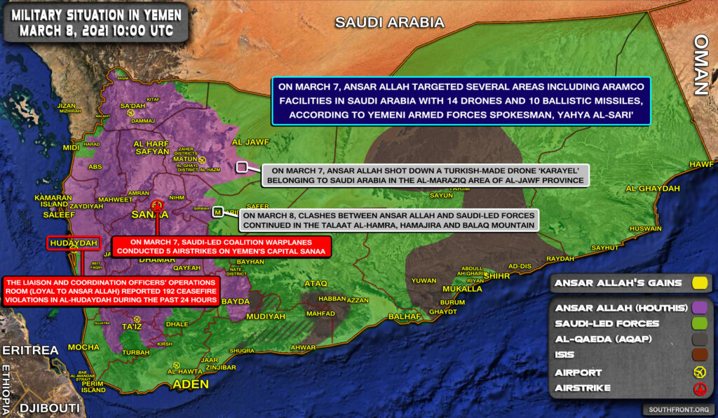 Houthis Launch Another Missile & Drone Strike On Saudi Arabia