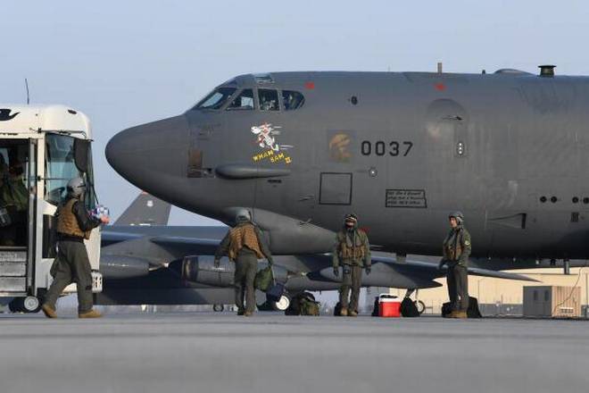 U.S. Flies Two B-52H Bombers Over Middle East To "Reassure Allies"