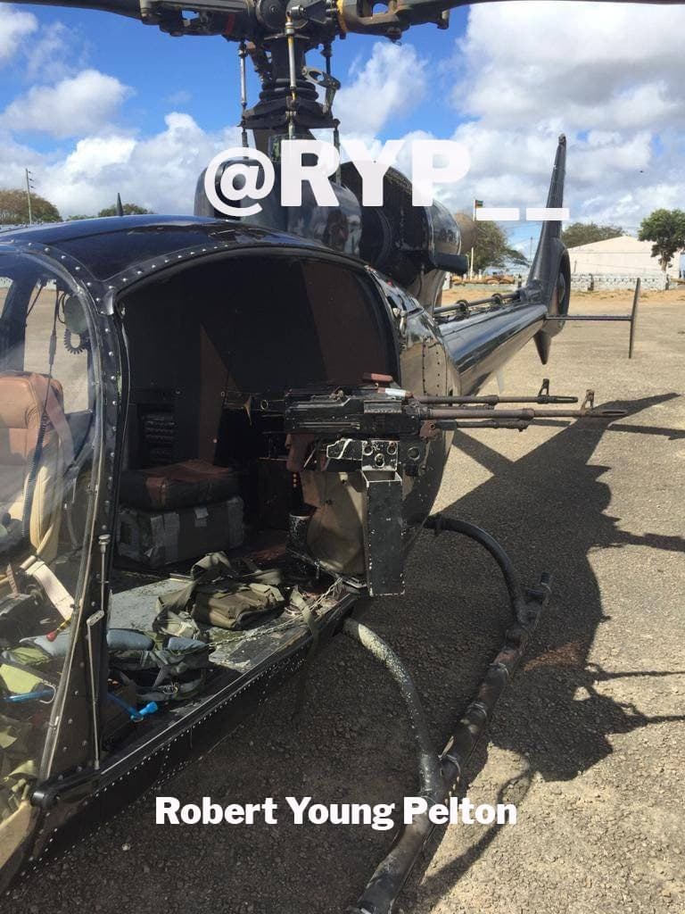 Heavily Modified Gazelle Helicopters Spotted In Mozambique