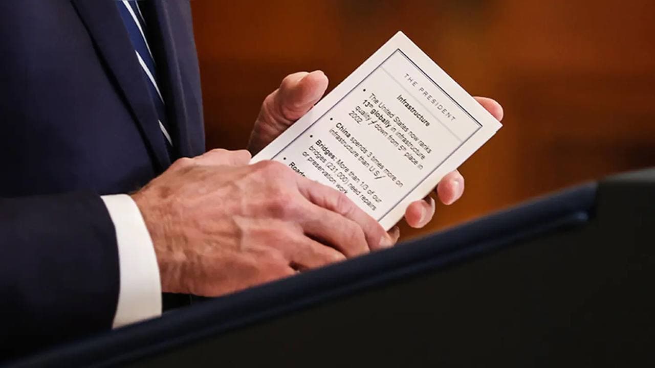 Cue Cards And Pampering: Joe Biden's First Solo Press Conference