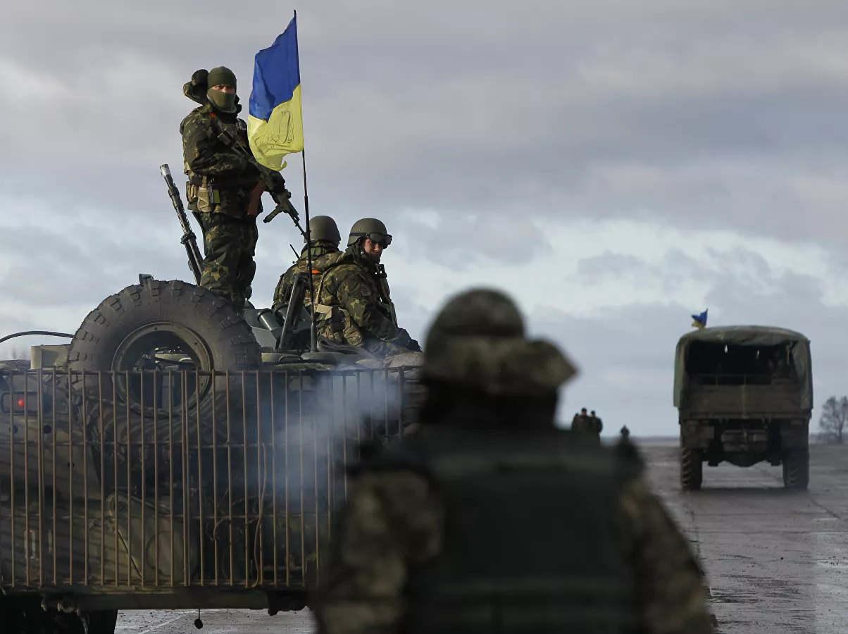 Ukraine's Armed Forces Carry Out Military Exercise Near Crimea