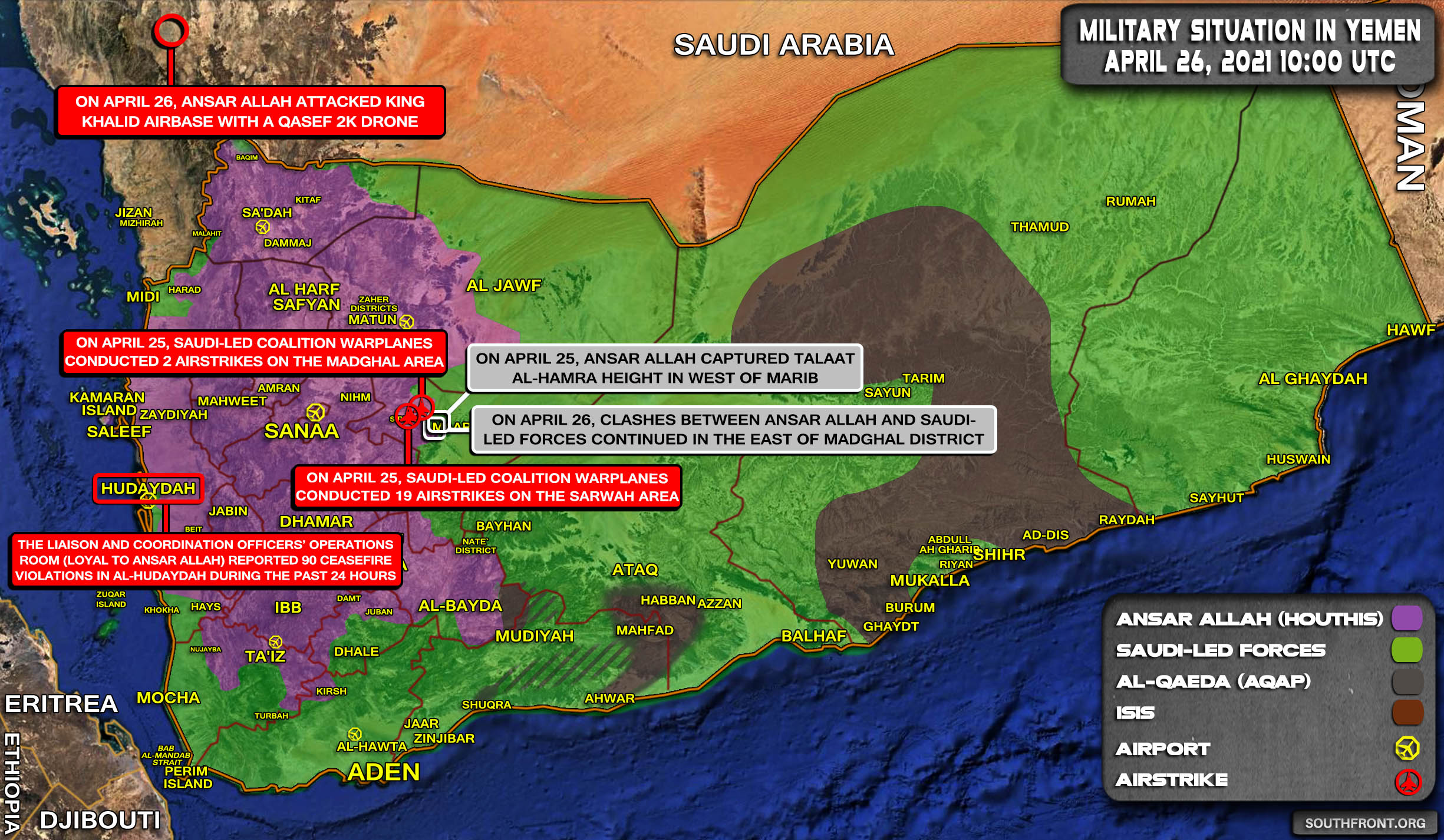 The Houthis Renew Their Push On Marib, Will It Fall? (Map Update)