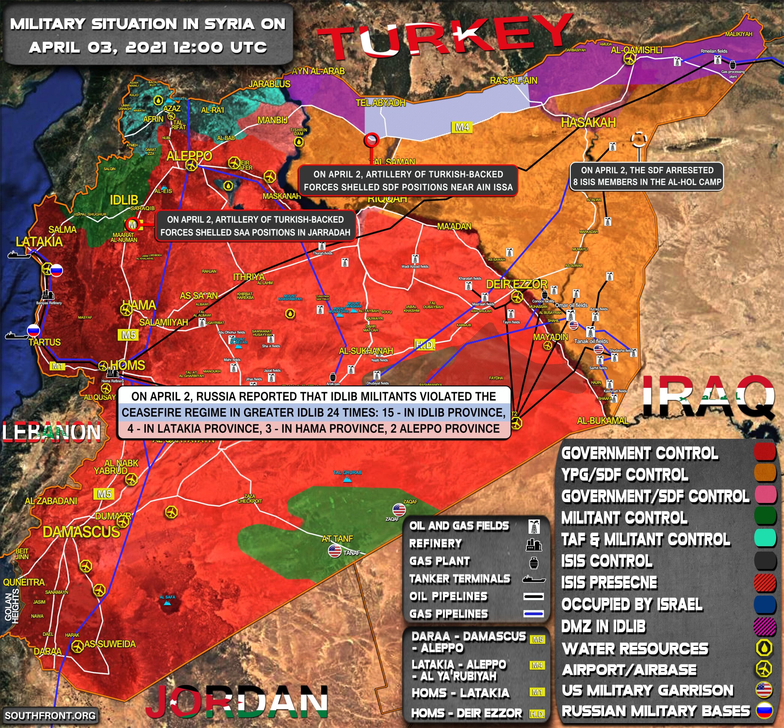 Turkish-Backed Forces Fight Against SAA, SDF And Among Themselves