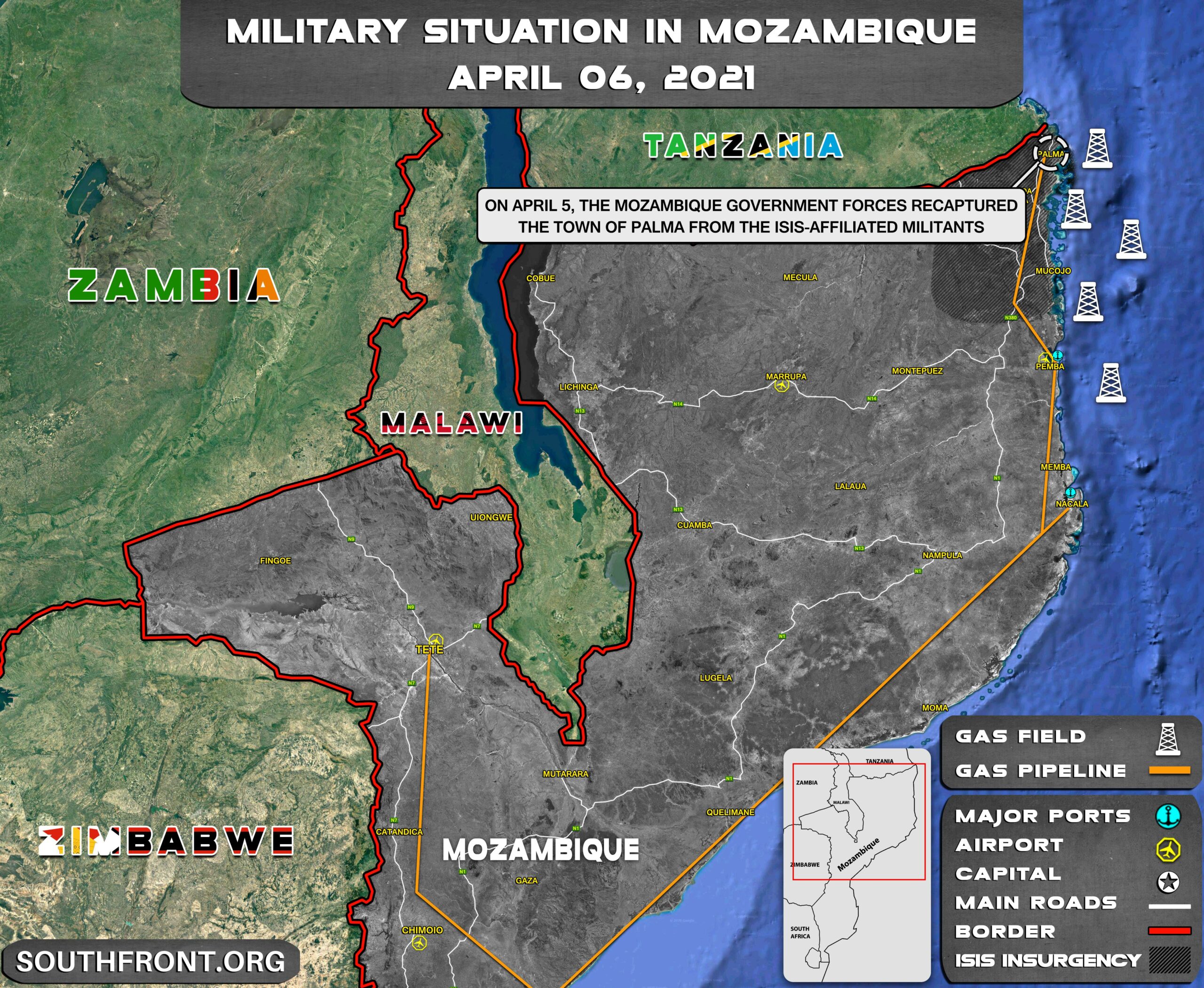 Mozambican Army Recaptures Palma From Al Shabaab