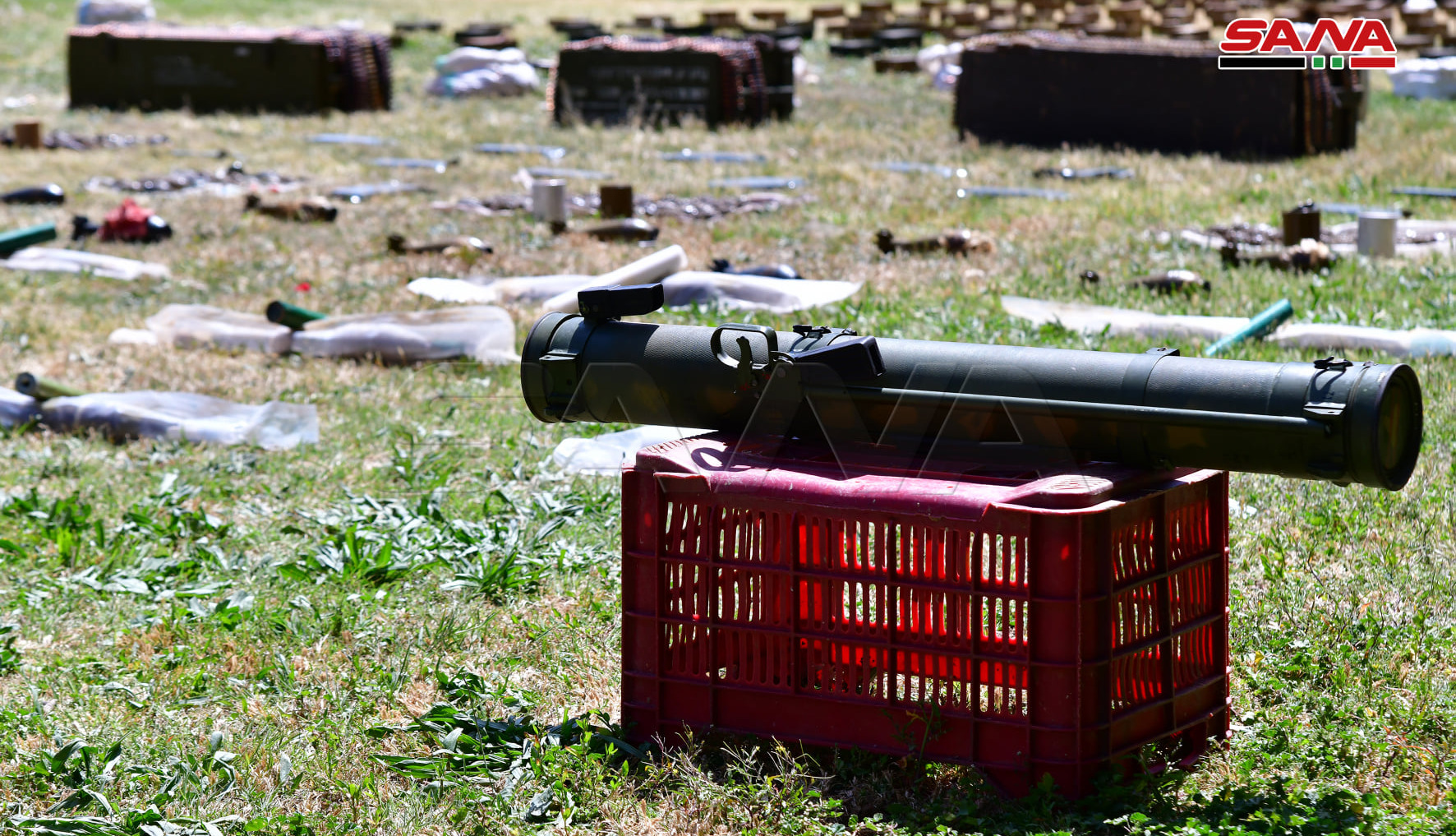 Syrian Army Showcased Weapons, Including ATGMs, Uncovered In Recent Operations In Daraa (Video)