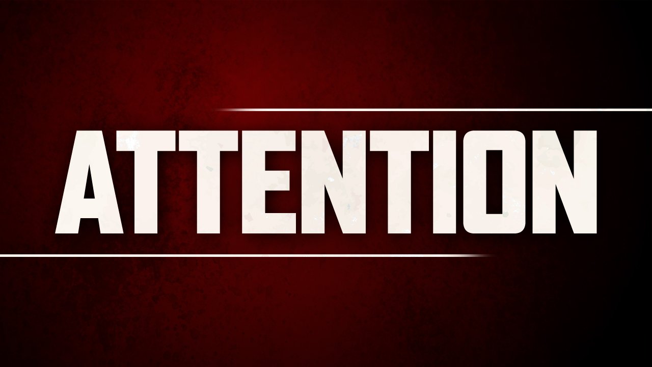 ATTENTION! READ THIS!