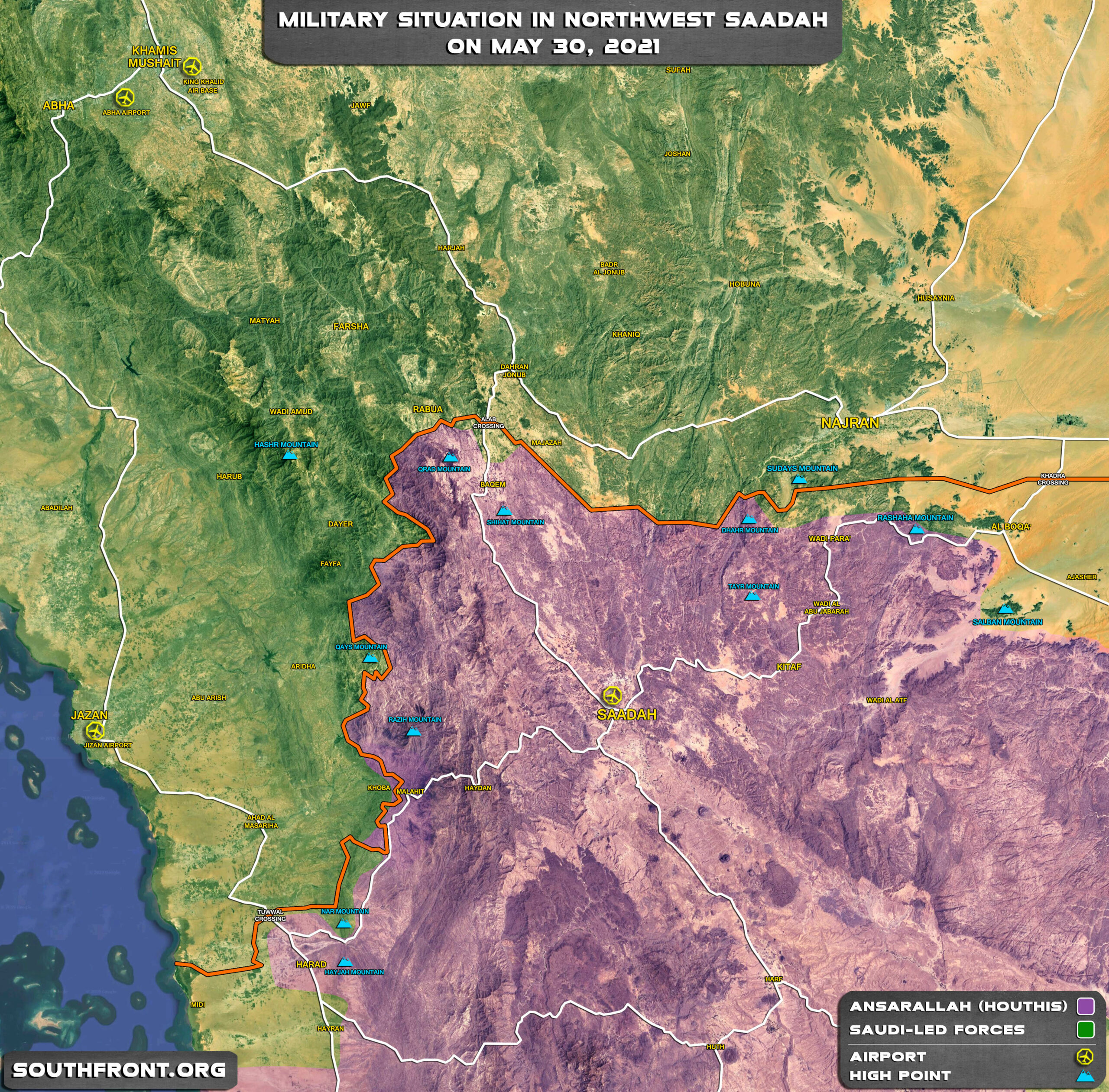 Military Situation In Yemen On May 30, 2021 (Map Update)