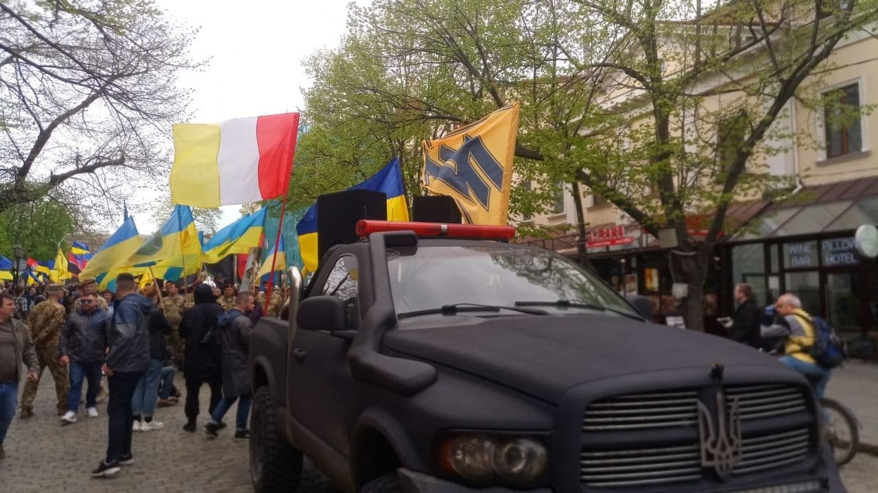 7 Year Anniversary Commemoration Of Odessa Massacre Met With Nazi Demonstration