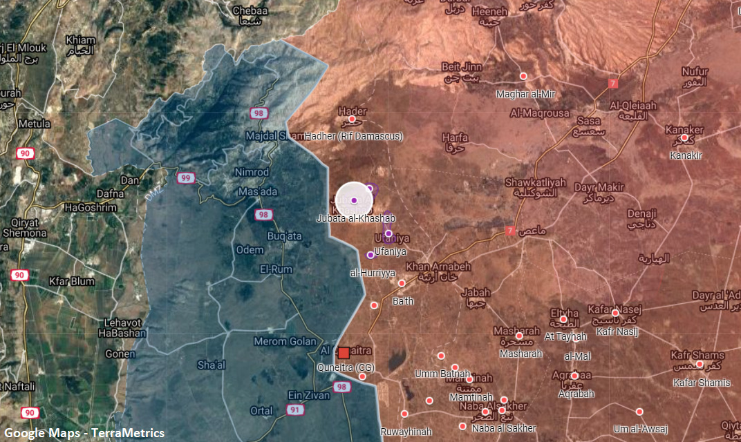 Israeli Combat Helicopters Attacked Syrian Army Posts Along Separation Line In Al-Quneitra