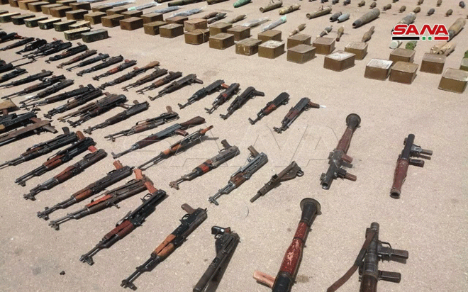 Syrian Authorities Showcased Weapons, Including Anti-Tank & Anti-Aircraft Missiles, Uncovered In Daraa (Video, Photos)