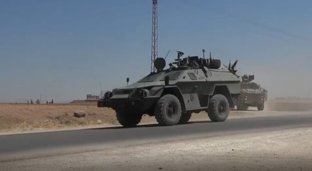 Russia’s KAMAZ-43269 "Vystrel" Spotted Participating In Patrol In Northern Syria For First Time