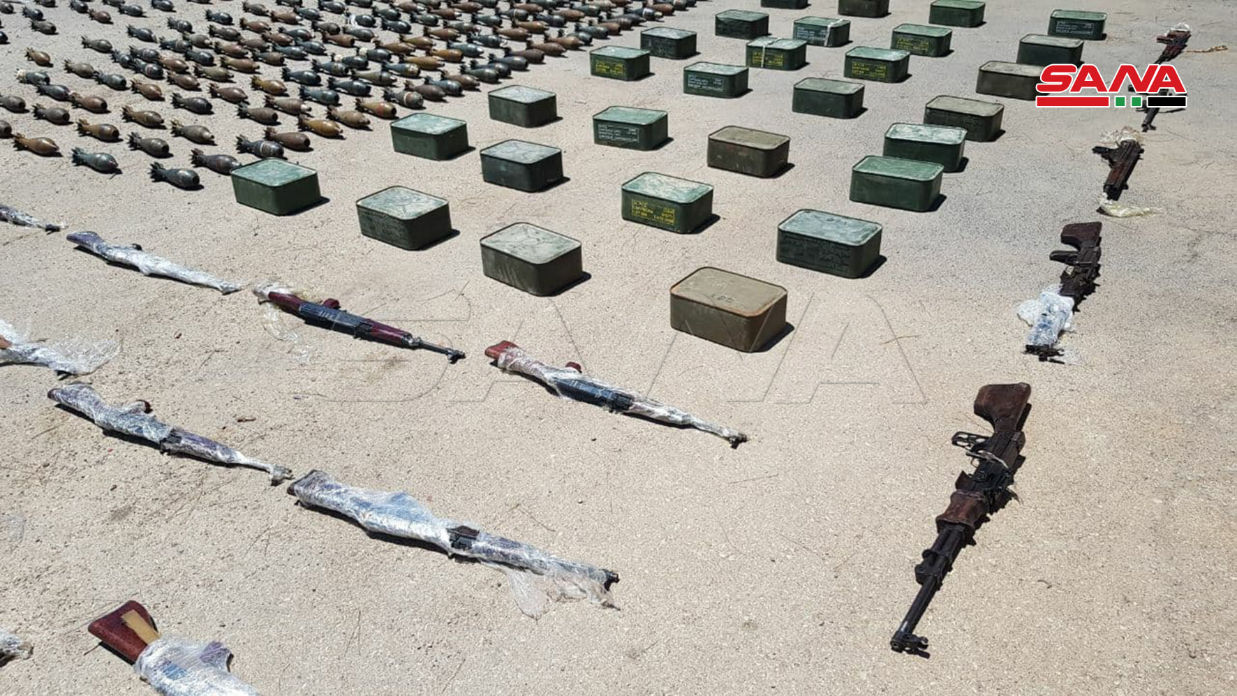 Syrian Authorities Uncovered Loads Of Weapons Left Behind By Militants In Homs (Photos)