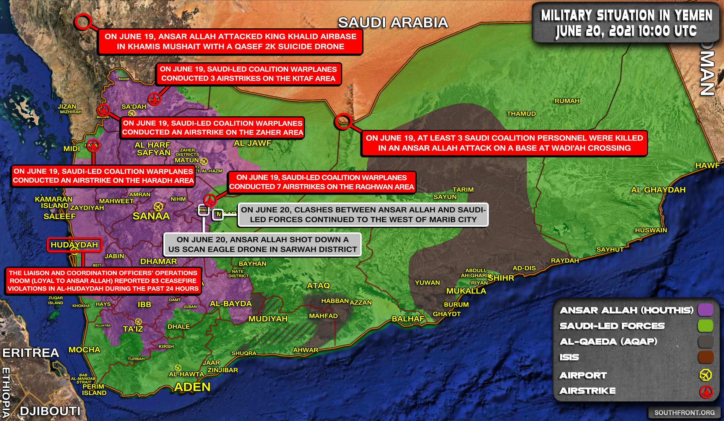 Ansar Allah Kill Saudi-led Coalition Personnel During Attack On Border Crossing Base