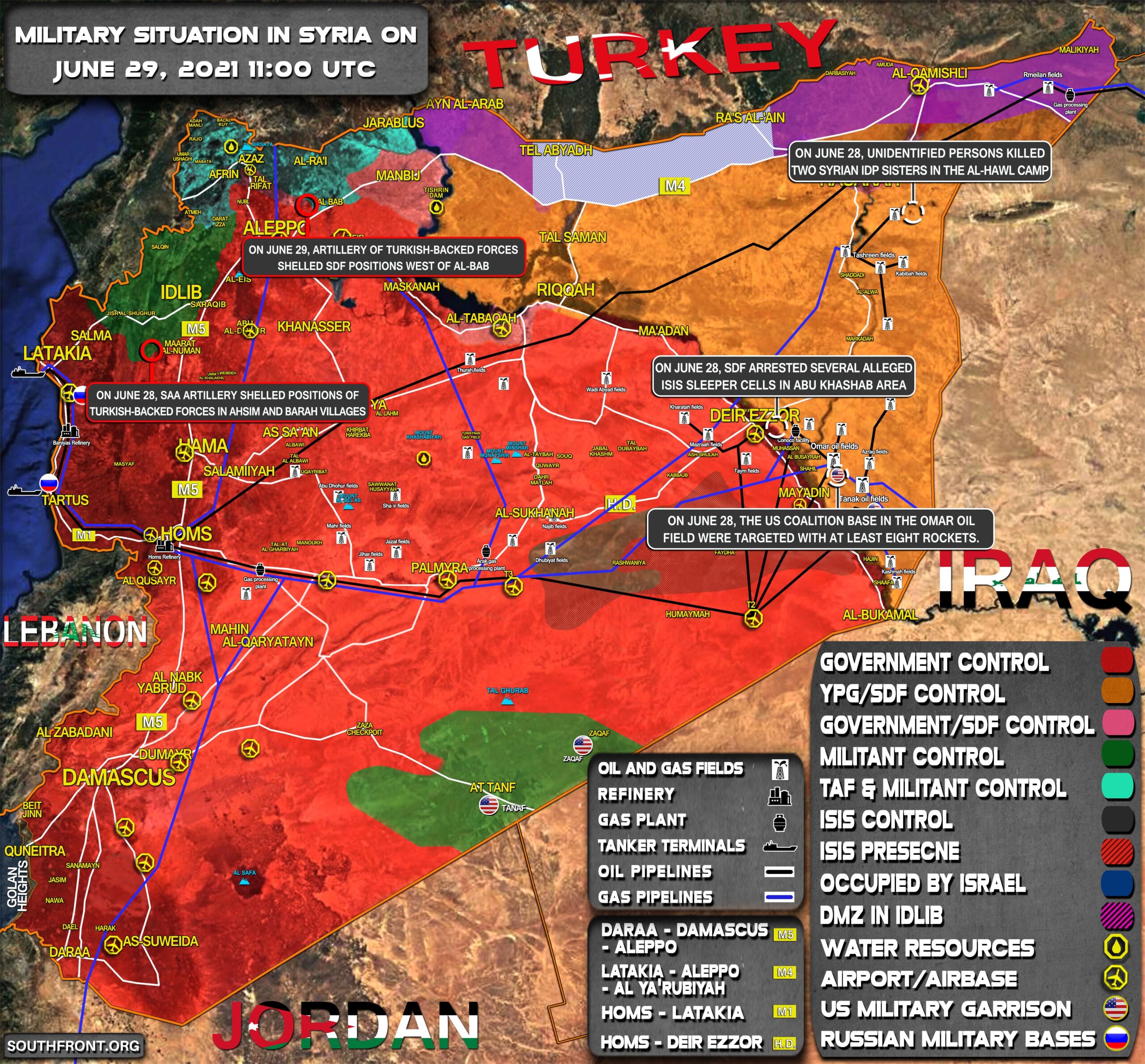 Dozens Of Trucks With Military Supplies Arrived At U.S. Base In Syria's Hasakah