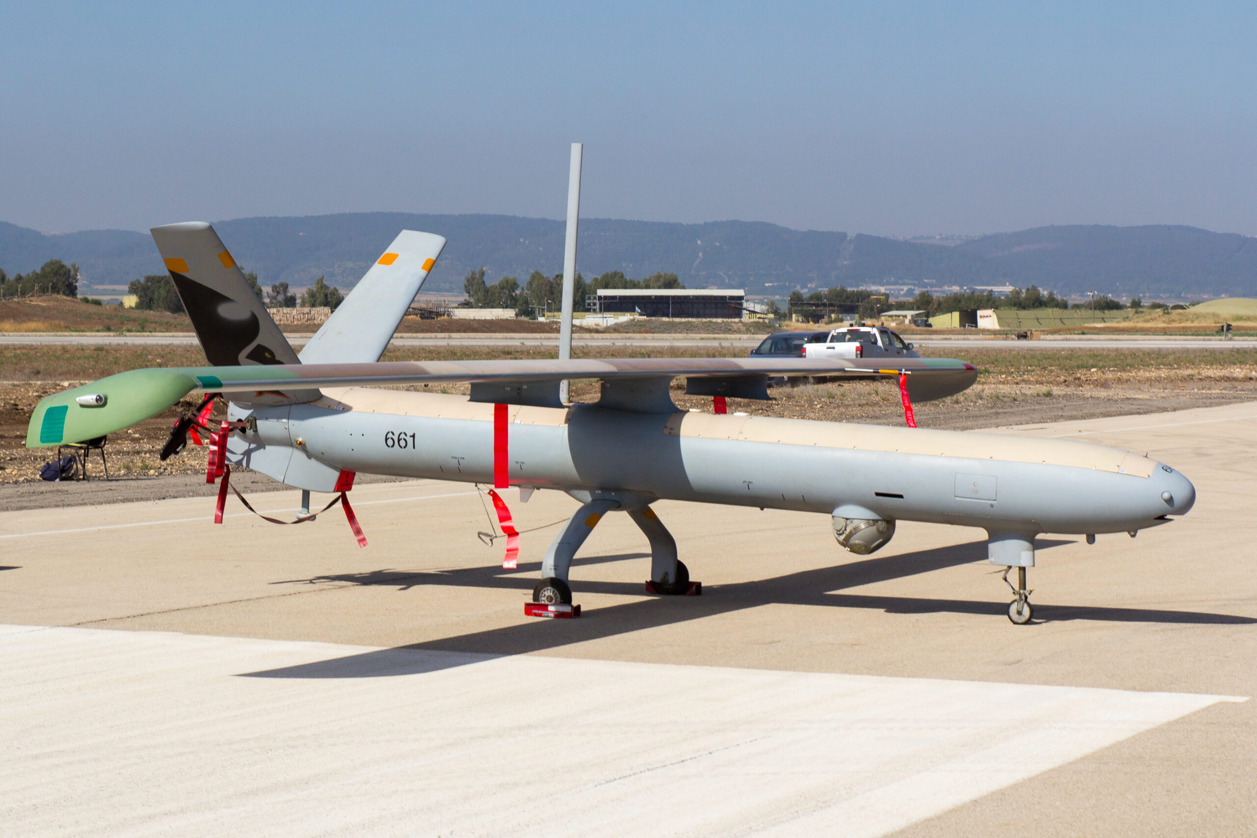 Israeli Hermes 450 Armed Drone Spotted Over Hezbollah Stronghold In Lebanon